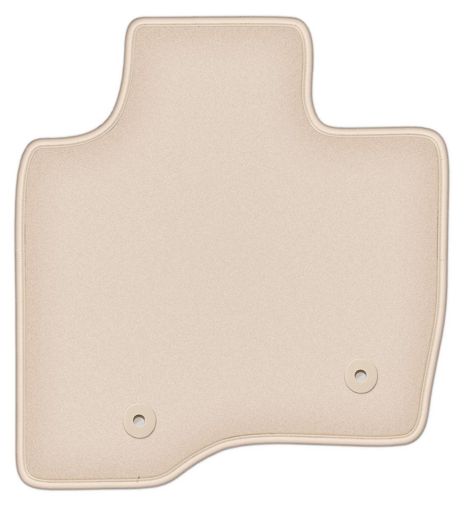DURBAN Beige Velours-Fahrerfußmatte für Ford Explorer MK5 SUV (2010-2019)