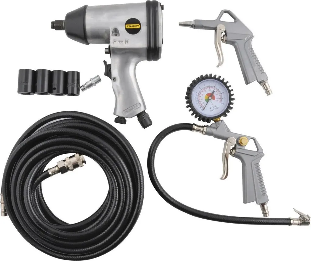 Kit Stanley con accessori pneumatici - 8 pezzi