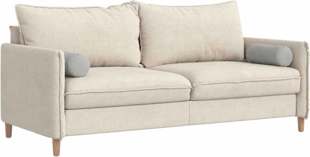 Eleganter Möbel Bolsterkissen 2 Stück Hellgrau Ø 15 x 40cm Mikrofaserstoff - Gartenmöbelauflagen CJG197458 - Gartenmöbelauflagen