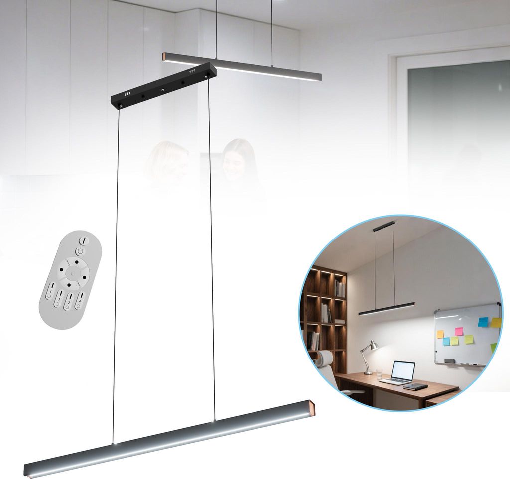 LZQ LED Pendelleuchte 150 cm, 60W Dimmbar, modern für Produktbild 