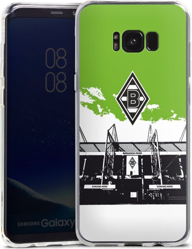 DeinDesign Handyhülle für Samsung Galaxy S8 Plus Silikon Hülle Case Smartphone Schutzhülle Borussia Mönchengladbach Fanartikel Stadion