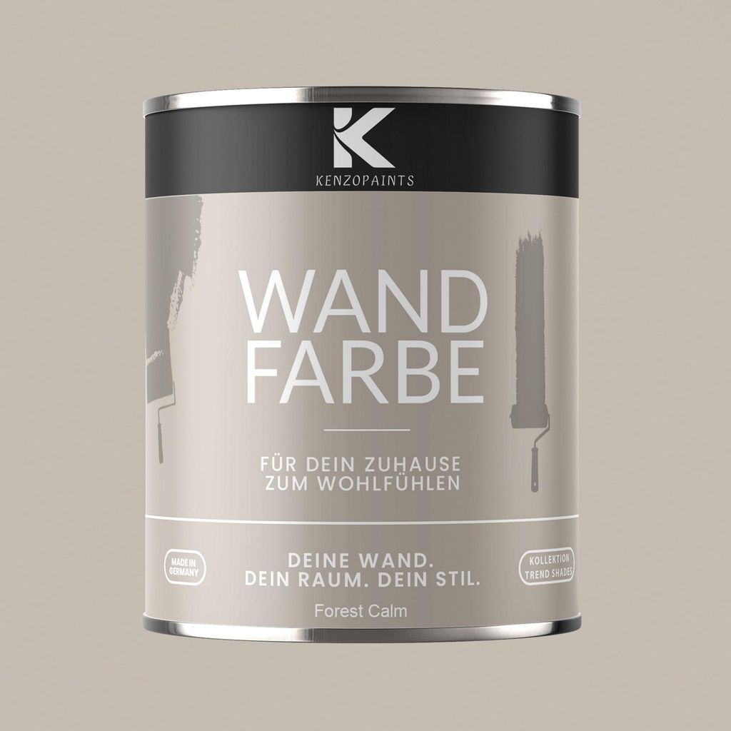 Kenzopaints 1Liter Wandfarbe Designfarbe Innenfarbe - Forest Calm