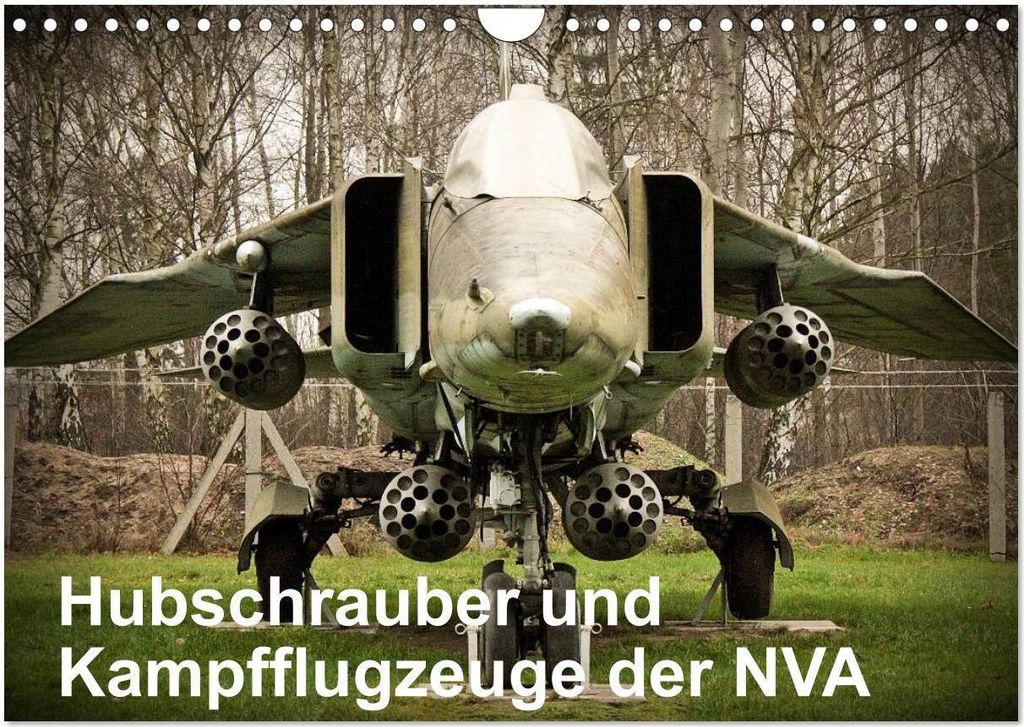 Hubschrauber und Kampfflugzeuge der NVA (Wandkalender 2026 DIN A4 quer), CALVENDO Monatskalender
