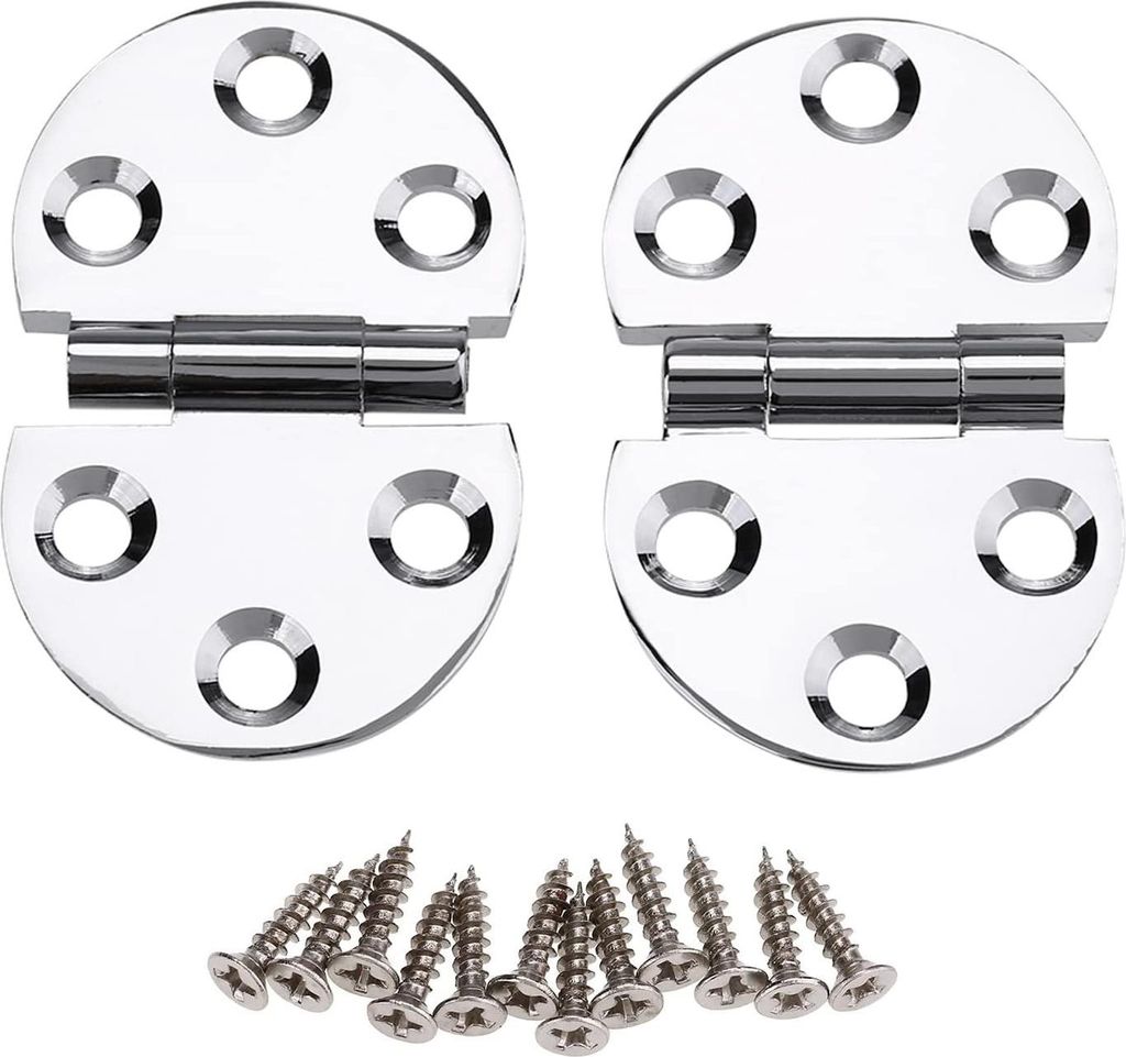 180 Grad Scharnier mit Dämpfer - 2 Stück, Kupfer, für Faltisch - Nähmaschinentisch.