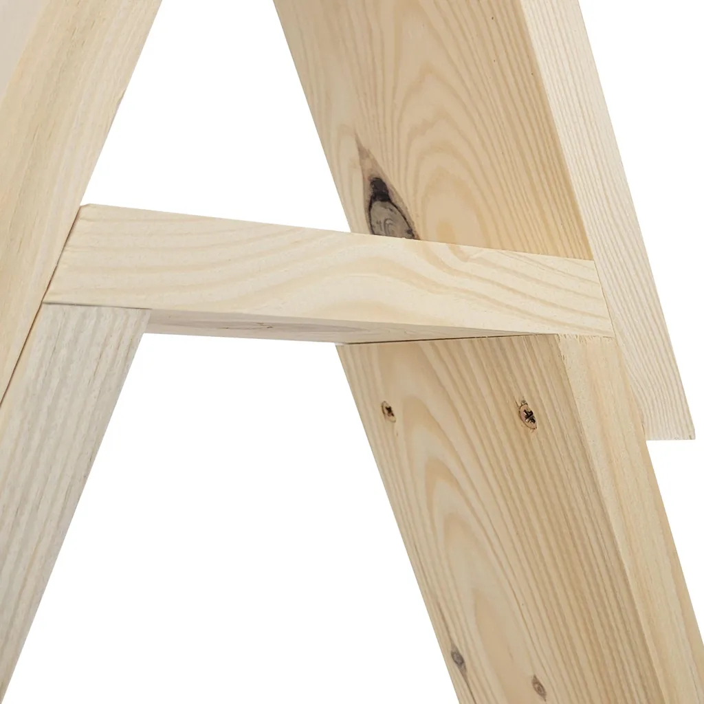 Sapin de Noël gain de place en bois avec tablettes pour petits objets - 7