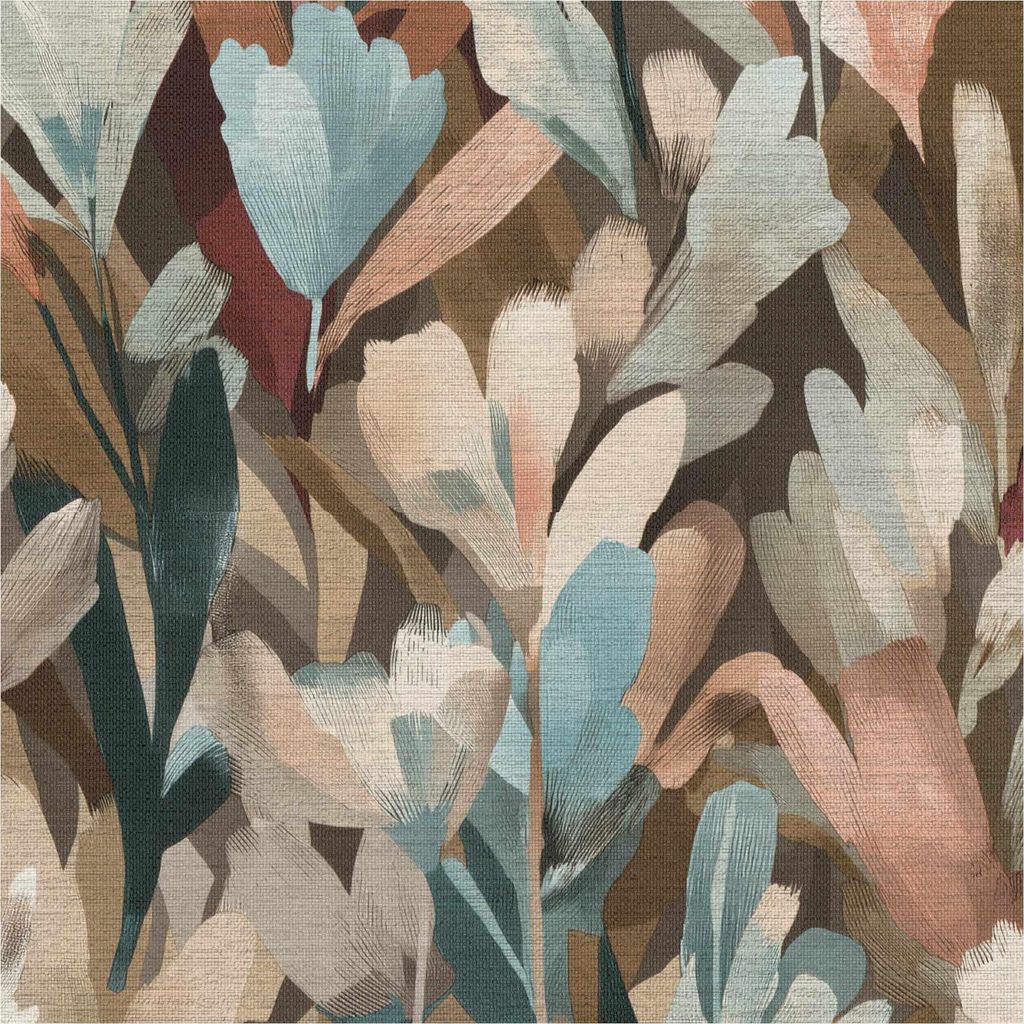Erismann Vliestapete 10586-11 Blumen floral Braun Pure Produktbild 