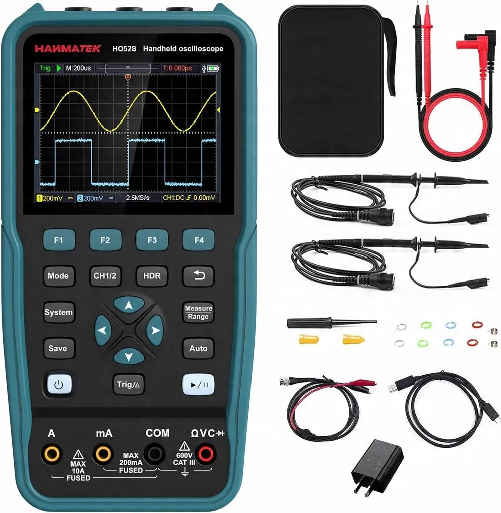 Mini Oscilloscope Numérique TFT 3,5 Pouces avec Multimètre Intégré MS800