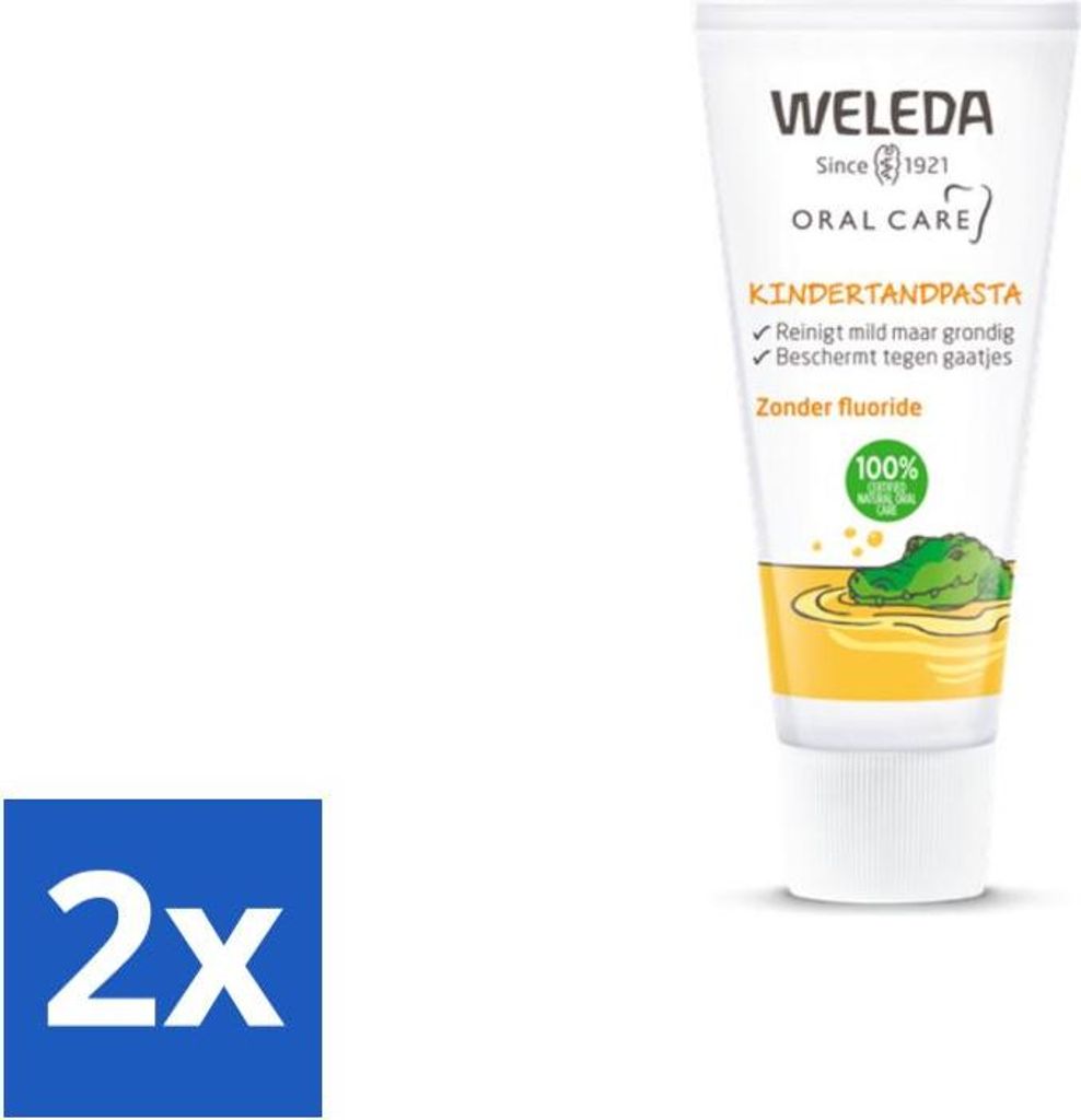 WELEDA - Kinderzahnpasta - 50 ml - Vorteilspack - 2 Stücke