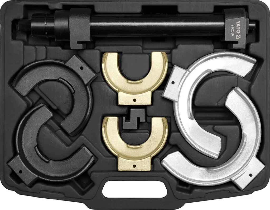 Serrage de ressort de suspension avec kit complet de rondelles interchangeables