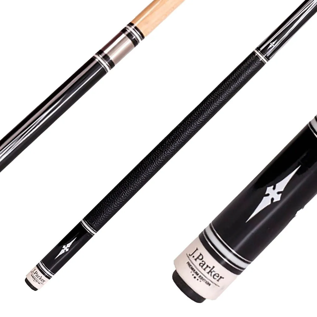 Queue de billard J Parker PE-5 Premium avec grip cuir pour contrôle Pro