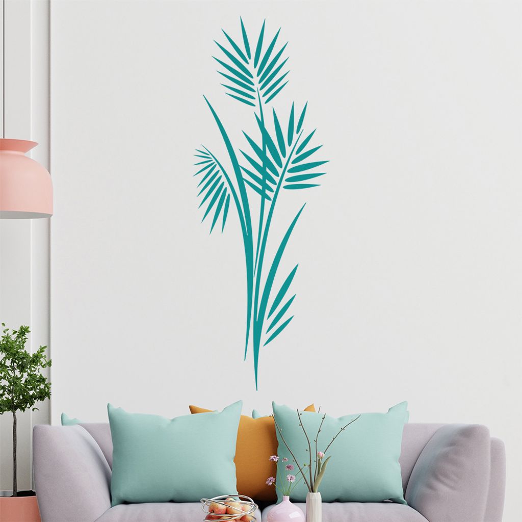 Bambus - Pflanze - Gras Wandtattoo in 6 Größen - Wandaufkleber Wall Sticker - Dekoration, Küche, Wohnzimmer, Schlafzimmer, Badezimmer