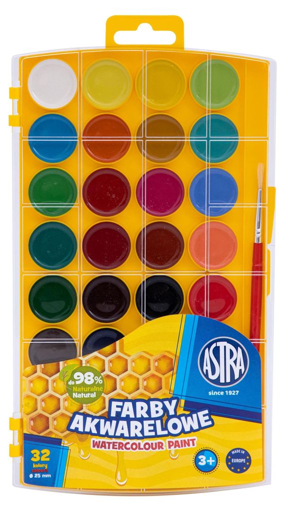 Astra Aquarellfarben 32kol 302023002 Produktbild 