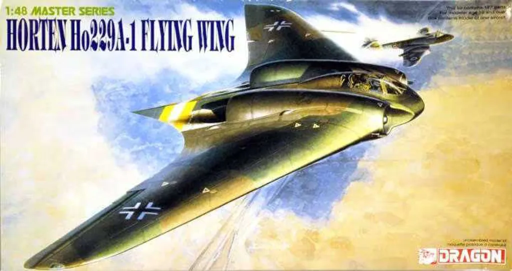 Ho229A-1 Flying Wing Dragon Maquette avec Cockpit et Moteur 1:48e