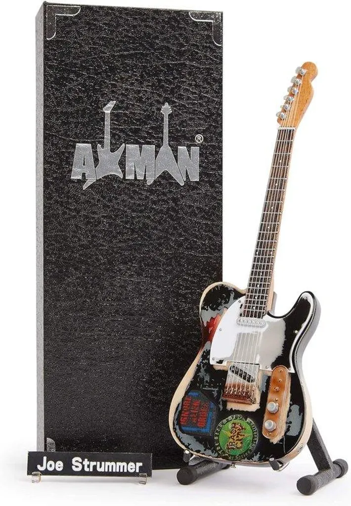 Objet de décoration guitare miniature artisanale pour votre intérieur