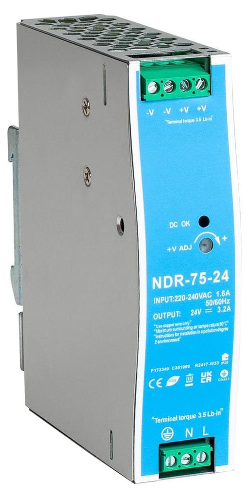 Netzteil 24V DC für DIN-Schiene 75 W