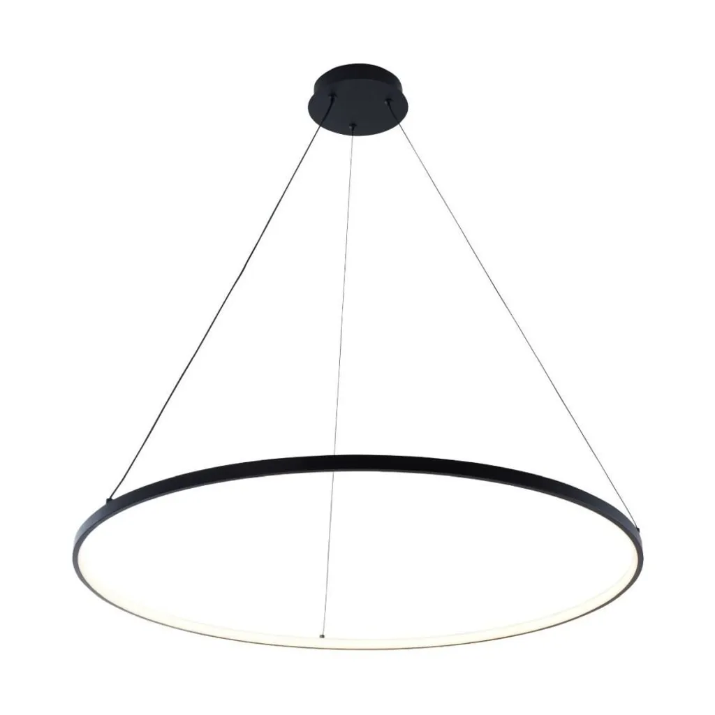 Lampadario Anello Nero Zuma Line BRENO 36W LED | Offerta Online