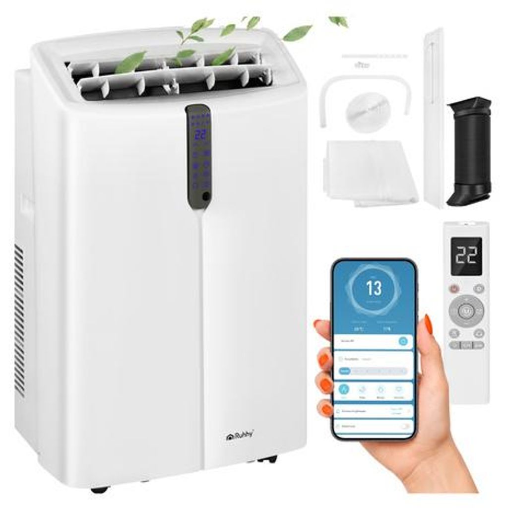 Climatiseur portable Ruhhy avec Wi-Fi, 3,5 kW Image du produit 