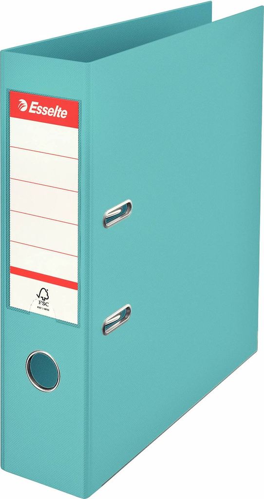 Esselte A4-Ordner PP, 500 Blatt Kapazität, 75 mm Rückenbreite, leichter und langlebiger A4-Ordner für Zuhause/Büro, zur Schreibtischorganisatio...