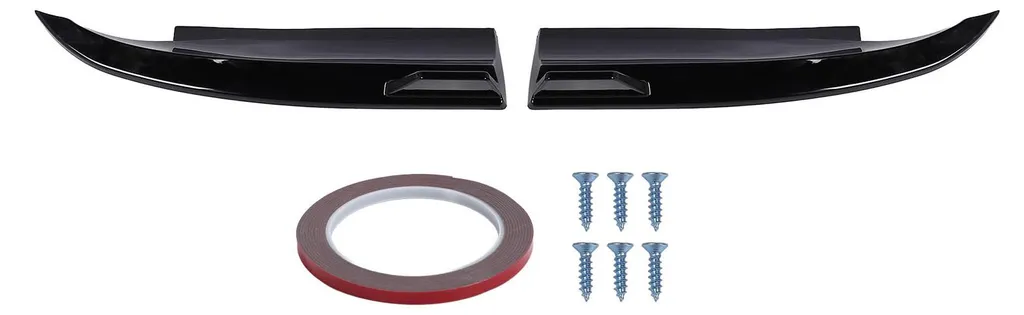 Diffuseurs Arrière W204 AMG-Line 2008-2014 - Pack Noir Brillant ABS