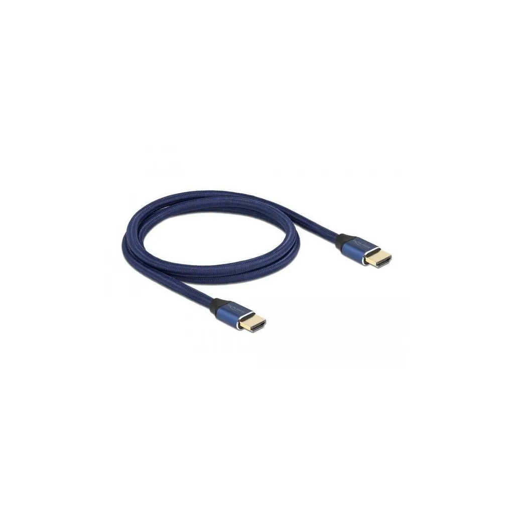Câble HDMI Ultra High Speed 8K 60Hz Delock 48 Gbps - Bleu 1m Haute Qualité