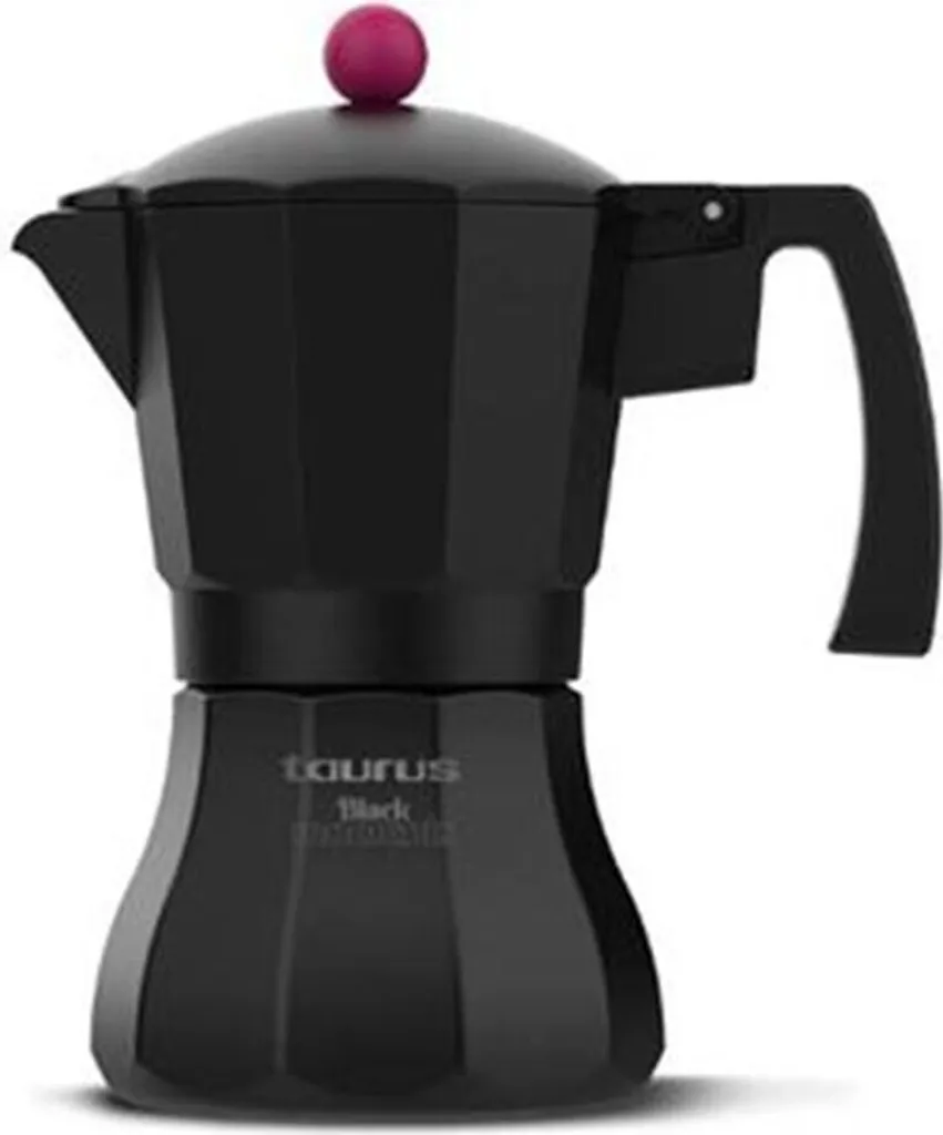 Caffettiera italiana Taurus KCP90012I 12T nero acciaio inox alluminio 12 tazze