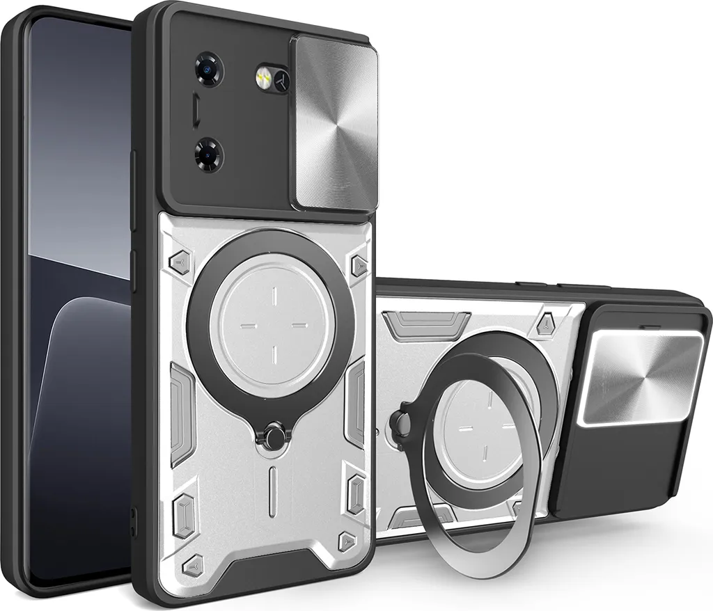Cover Tecno Pova 5 Blindata Argento: Stop a Graffi e Rotture