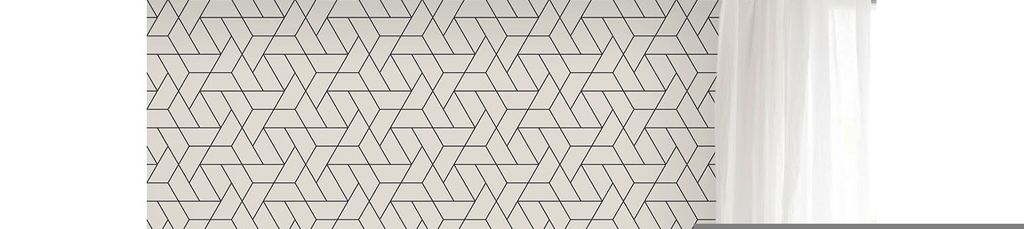 Coloray Fototapete 152x104 cm Latextapete Magicstick - Geometrische minimalistische