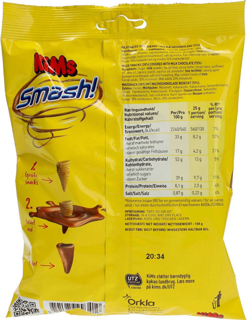 Original Smash Chips mit Schokolade 100g Produktbild 4