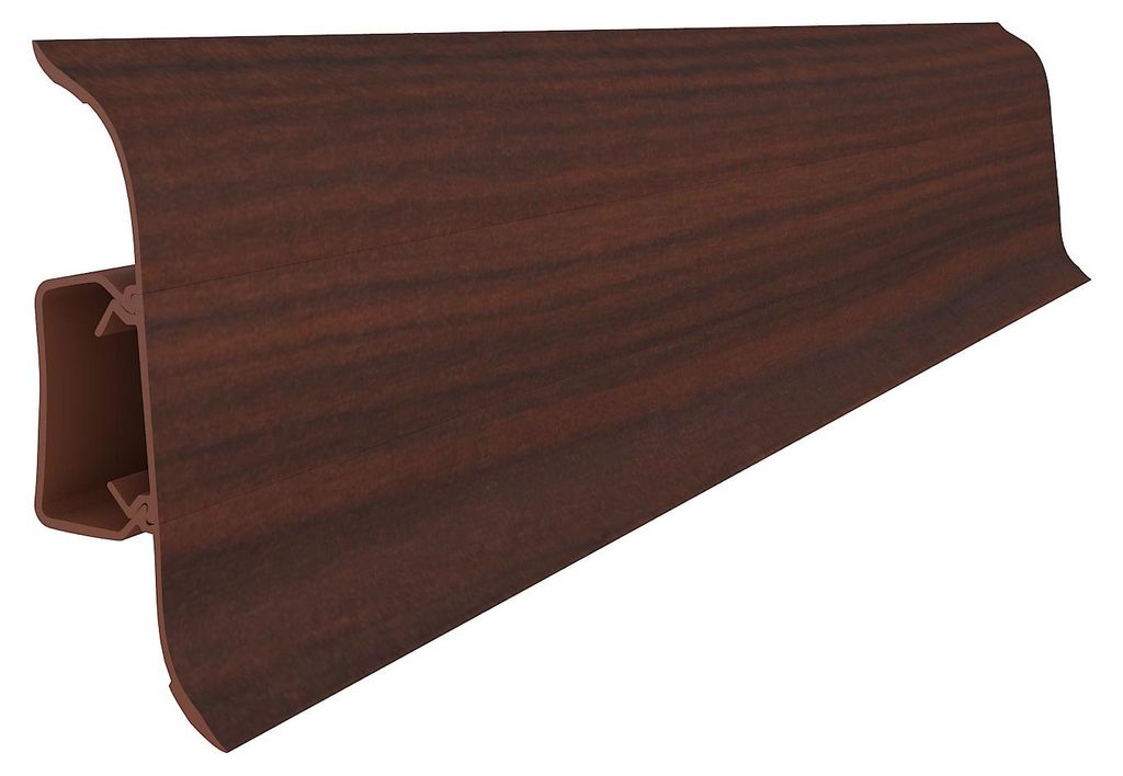 VILO - Sockelleiste - LP SMART FLEX 2,5M C - PVC Wasserfest Kabelkanal - 250x5,5x2 cm - wenge