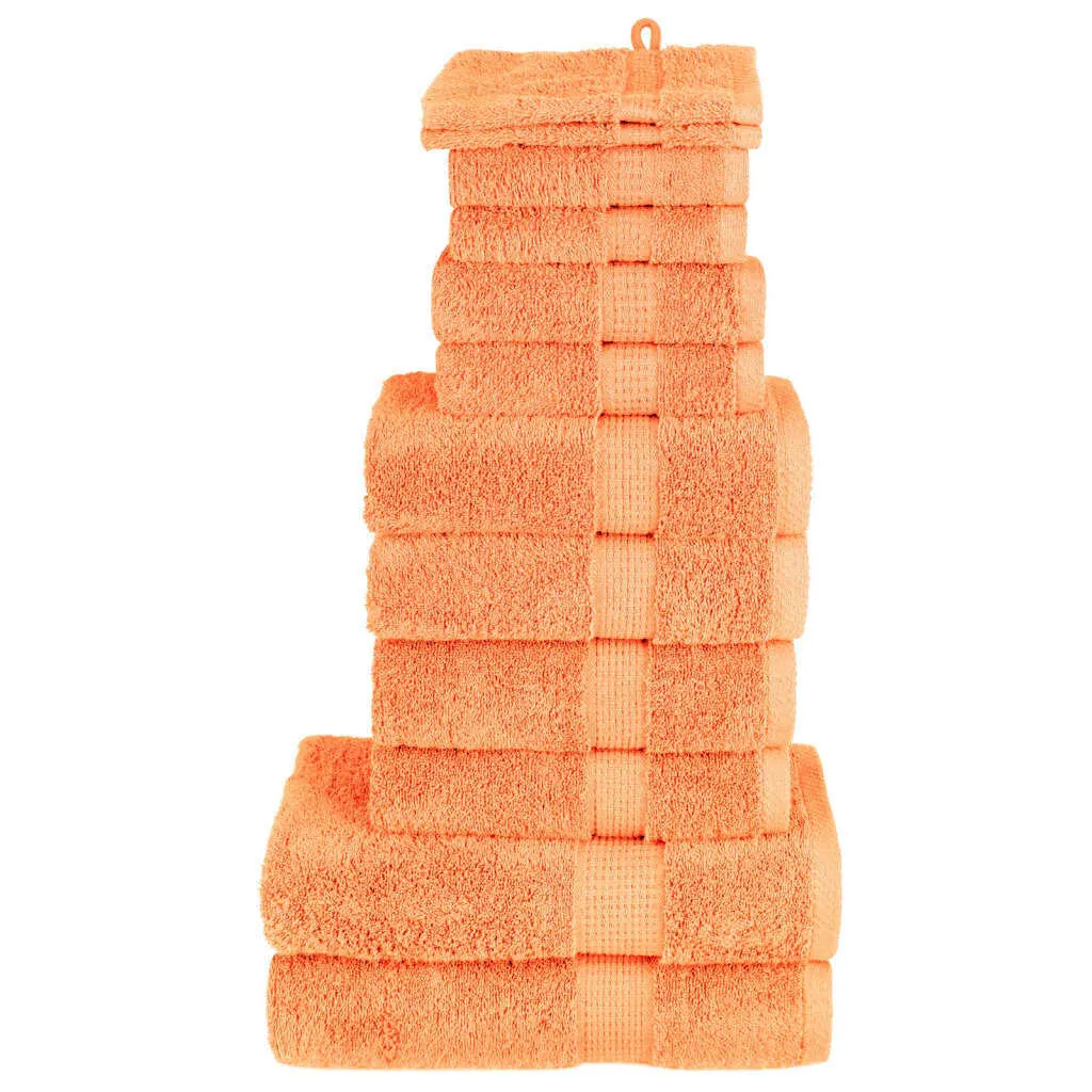 Design 12 pz. Set di asciugamani Premium SOLUND Orange 600 g/m² - Asciugamani 2025 Nuovo3043176 1pacco