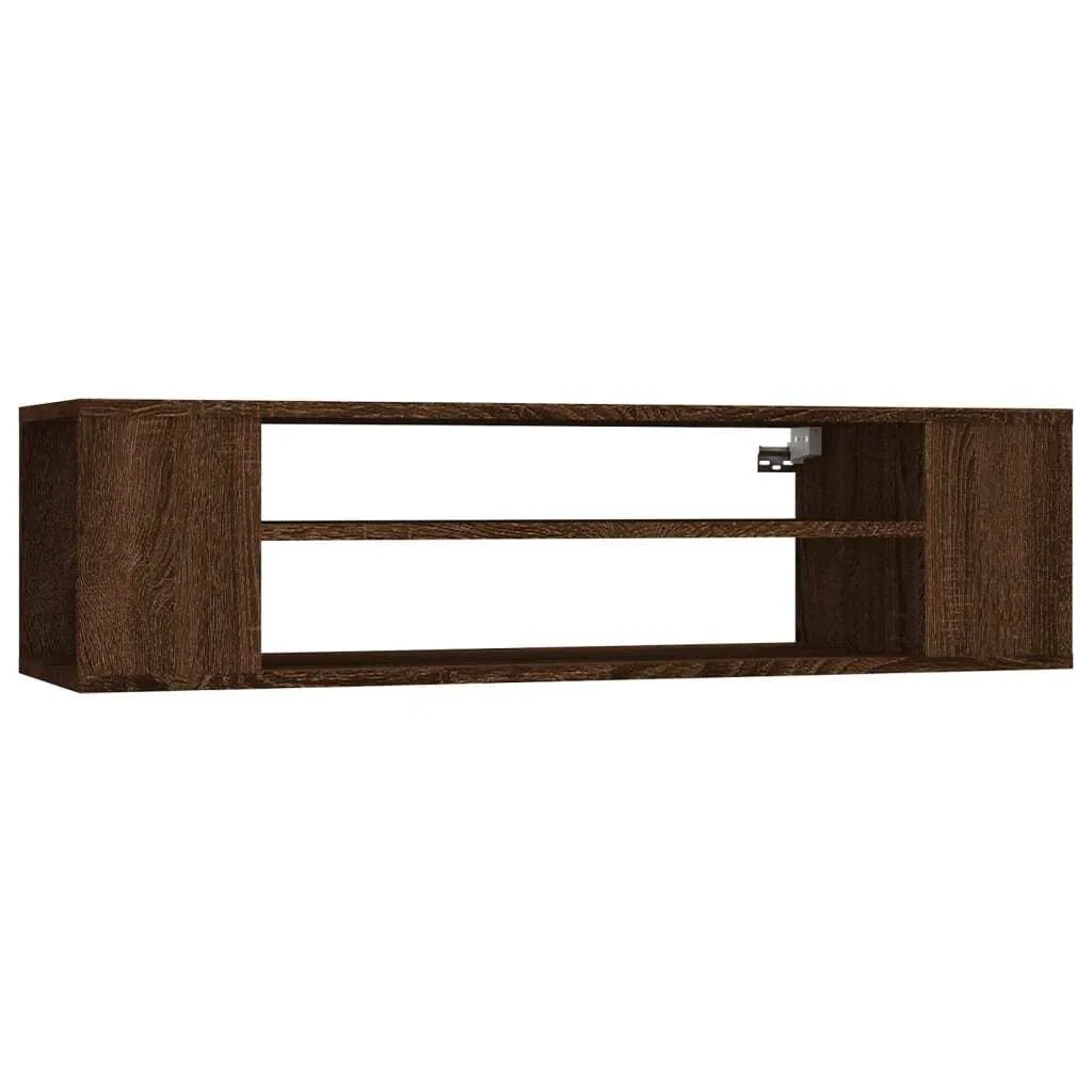 Offerta Mobile TV Rovere Marrone 100x30 | Design Parete Sospesa