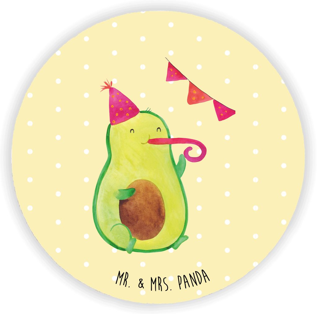 Mr. & Mrs. Panda magnet Avocado Party - Gelb Pastell - Geschenk, Avocados, Geburtstag, für pinwand, pinnwand, kühlschrank, Kühlschrankmagnet, Ha...