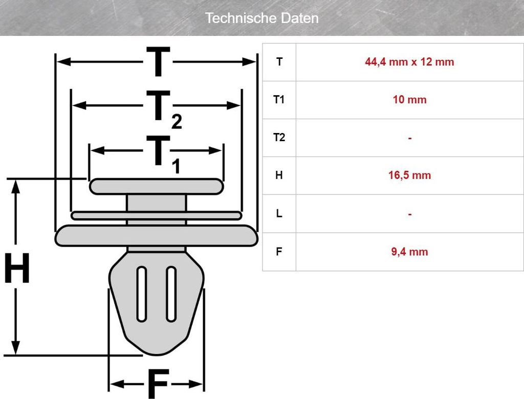 20x Befestigungs Clip für VW Crafter Stoßstange | 2E0821817