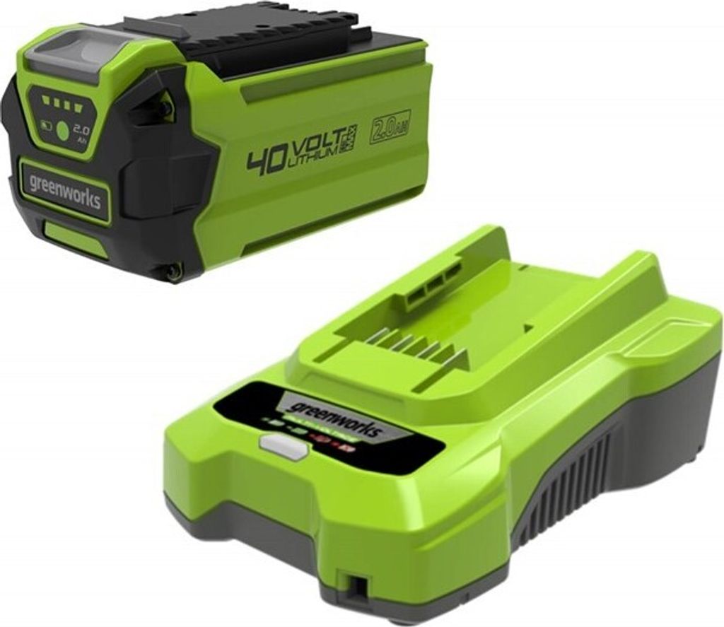 Startovací sada Greenworks 40 V s baterií 2,0 Ah a Obrázek produktu 