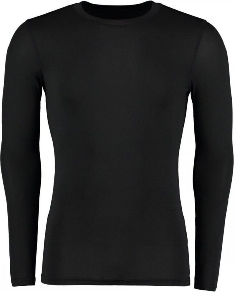 GAMEGEAR - Base Layer Oberteil für Herren Langärmlig PC6003 (S) (Schwarz)