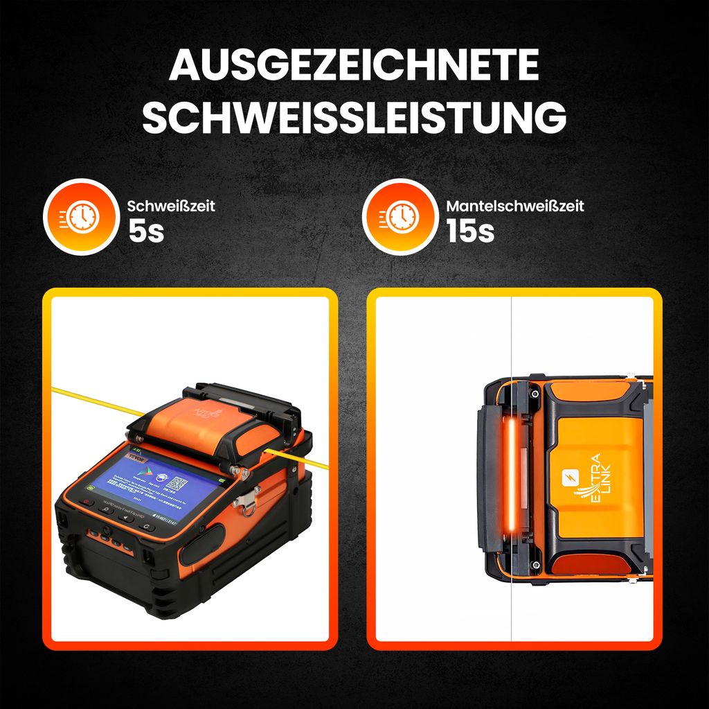 Extralink AI-9 professionelles Glasfaserschweißgerät Produktbild 3