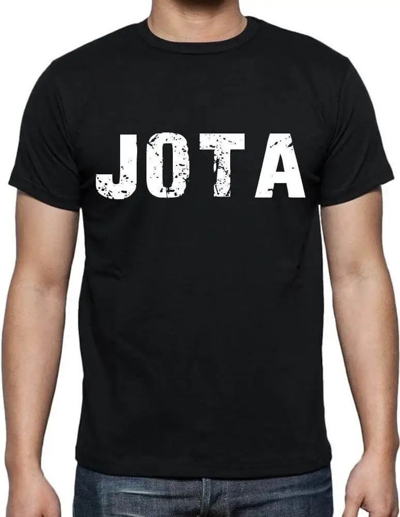 Herren Grafik T-Shirt Jota Öko-Verantwortlich Vintage Jahrgang Kurzarm Lustige Druck Geburtstag Geschenk Mann