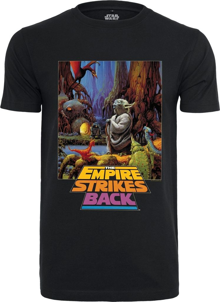 Merchcode T-Shirt Star Wars Yoda Poster Tee Black-XXL
