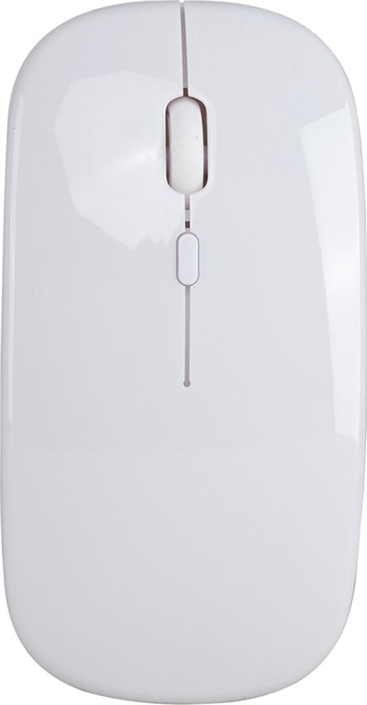 HXSJ Wireless 2.4G Maus ultradünne leise Maus tragbare und schlanke Mäuse wiederaufladbare Maus 10m / 33ft drahtlose Übertragung【Weiß】