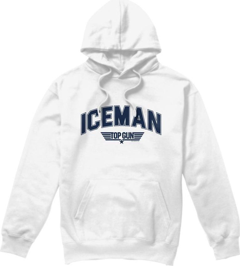 Top Gun - "Iceman" Kapuzenpullover für Herren TV8983 (XL) (Weiß)