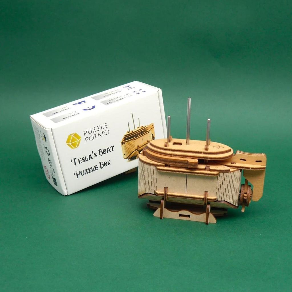 TESLAS BOAT - interessante Puzzle Box