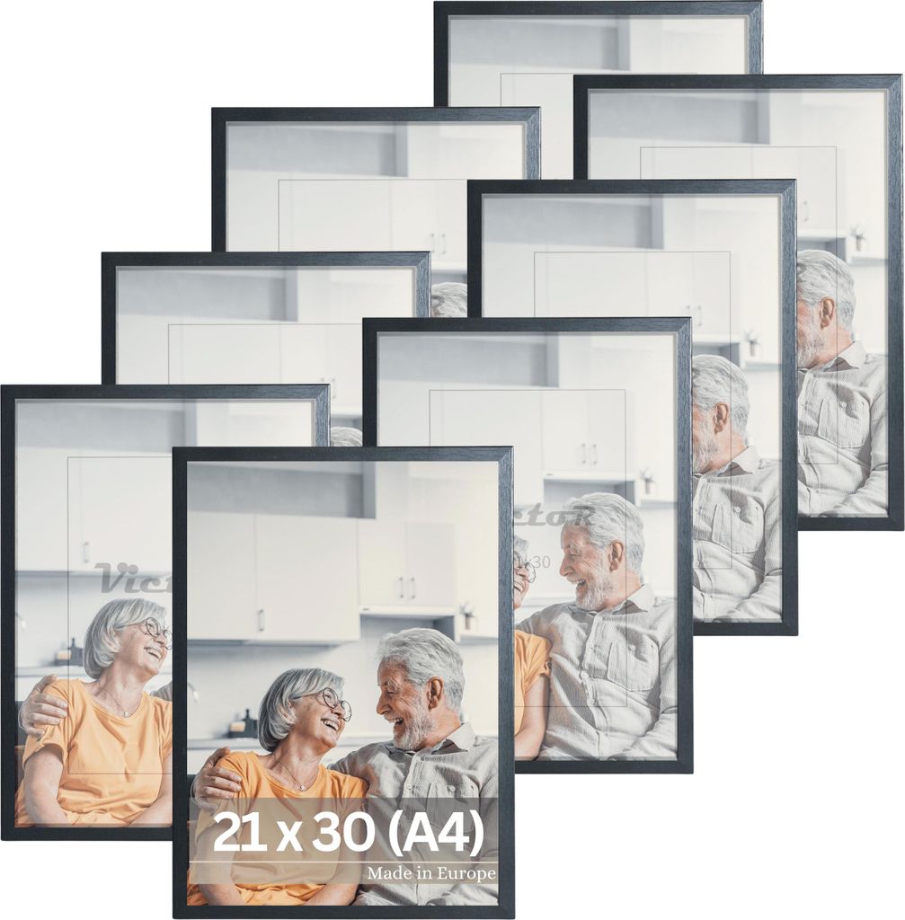 Bilderrahmen "Dali" - Farbe: Schwarz - Größe: 21 x 30 cm / 8x