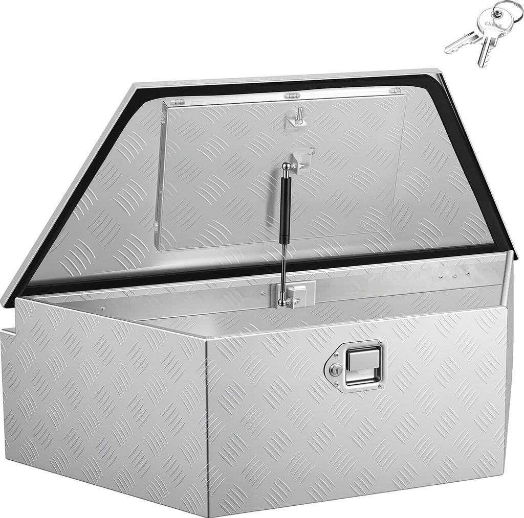 SucceBuy Deichselbox aus Aluminium 990 x 419 x 305 mm, Produktbild 