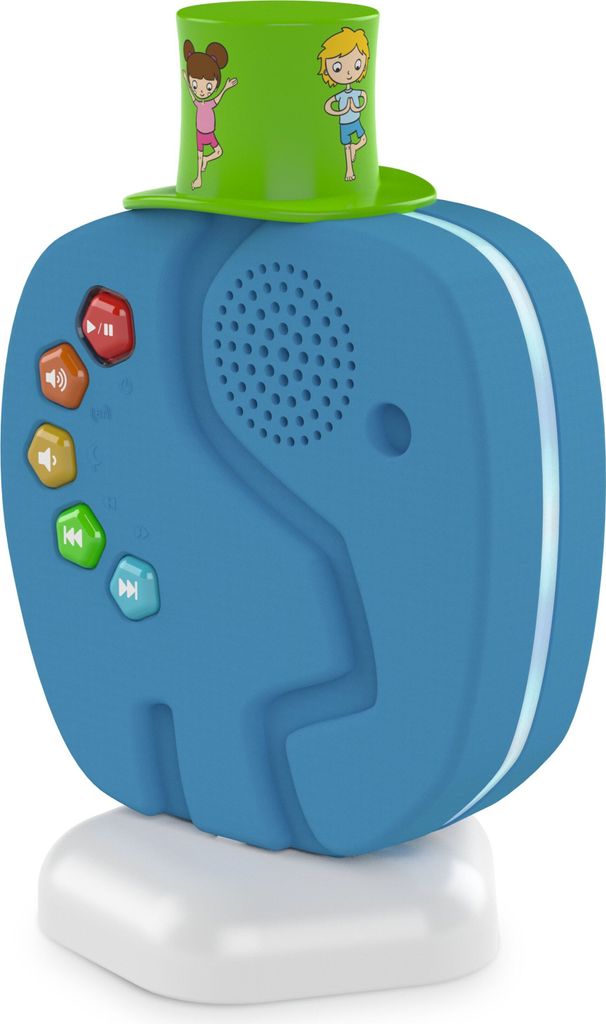 TechniSat TECHNIFANT | Bluetooth-Lautsprecher für Kinder inkl. Nachtlicht | pink