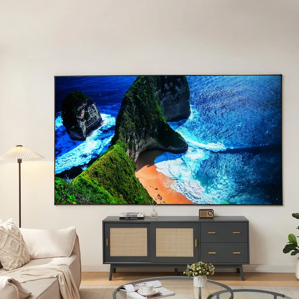 Väkhoga Écran de projection 120 pouces 266x149 cm Format 16:9 Mural