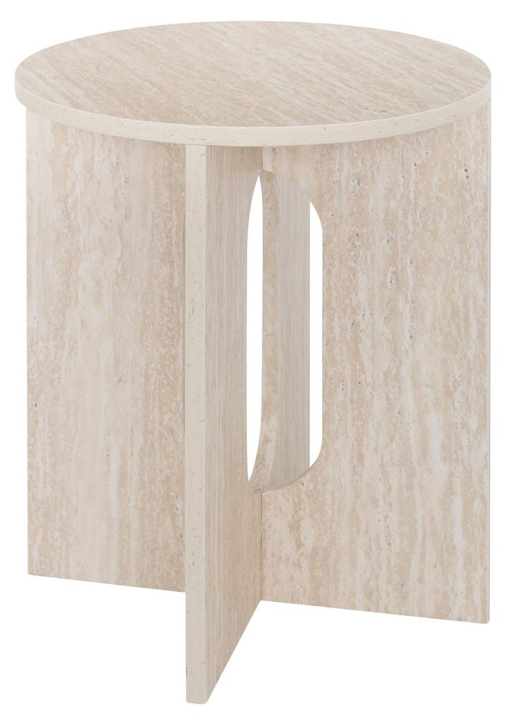 Konferenčný stolík ANAYA, priemer 40 x 50 cm, béžová farba Obrázok produktu 