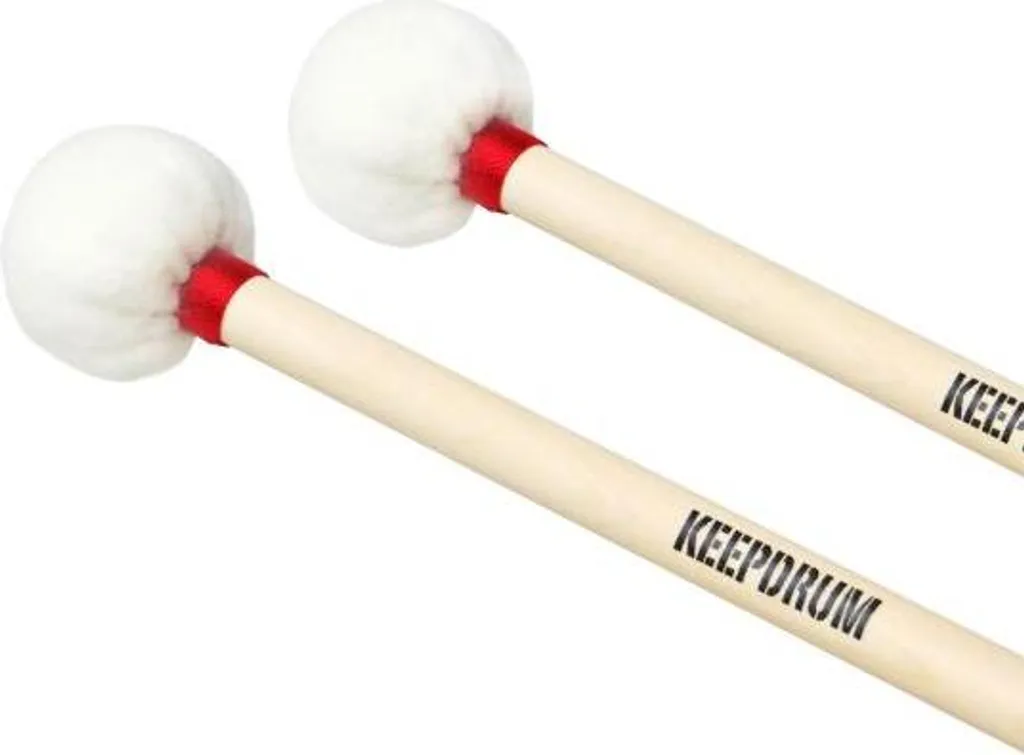 Keepdrum FT7 Baguettes de timbales Soft, manches ergonomiques en Maple
