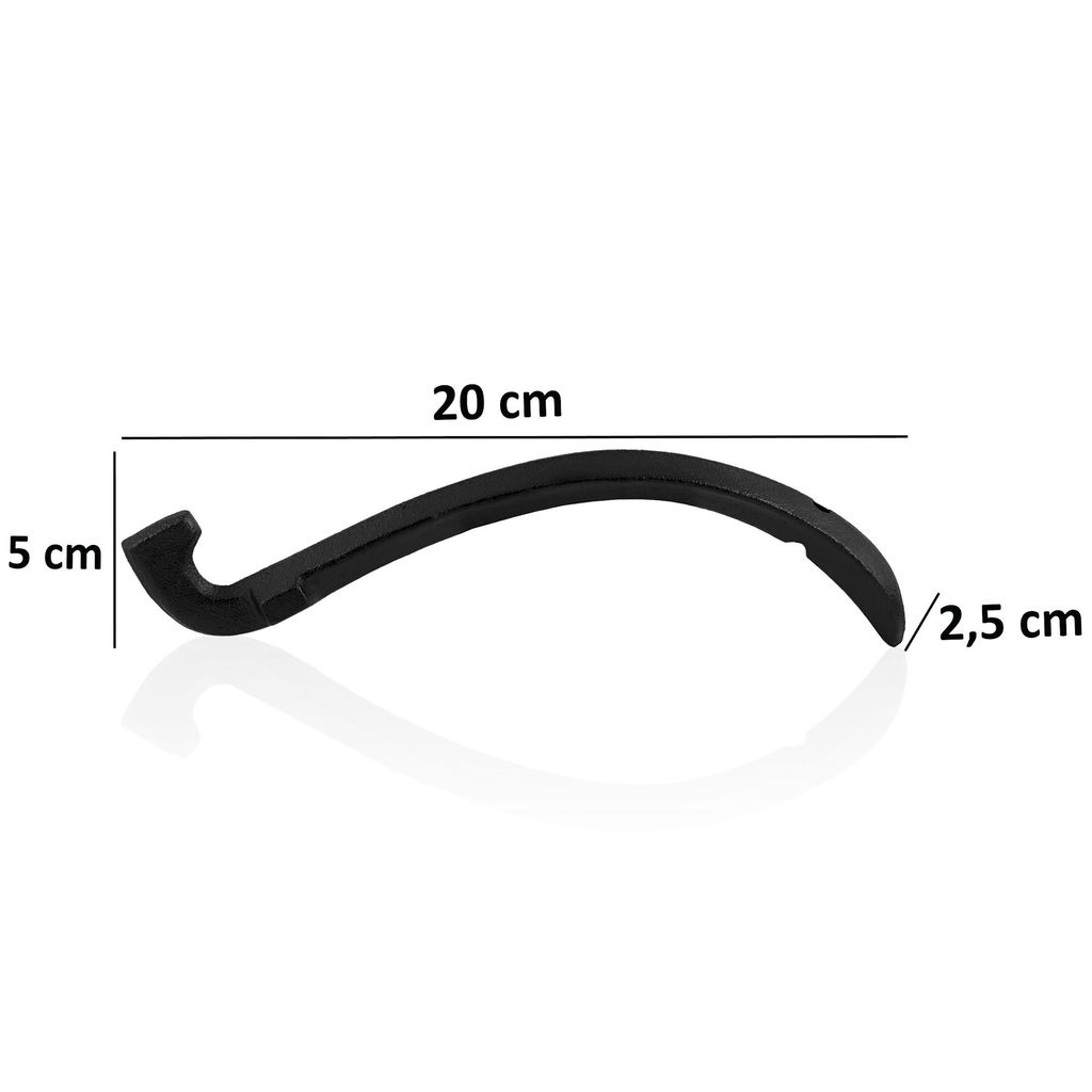 Liatinový zdvihák grilu BBQ-Toro, 20 x 2,5 x 5 cm, zdvihák Obrázok produktu 2