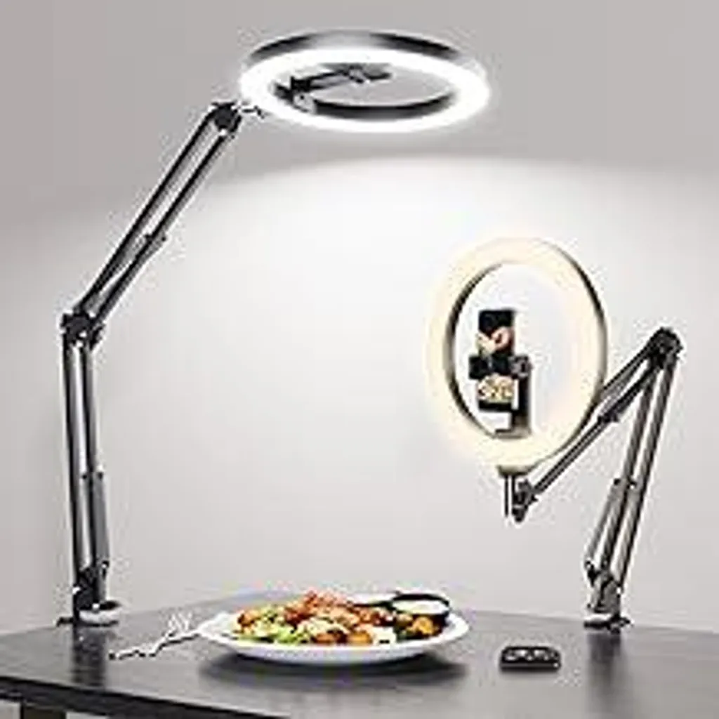 Supporto Smartphone Overhead e Ring Light - Setup Video Content Creation