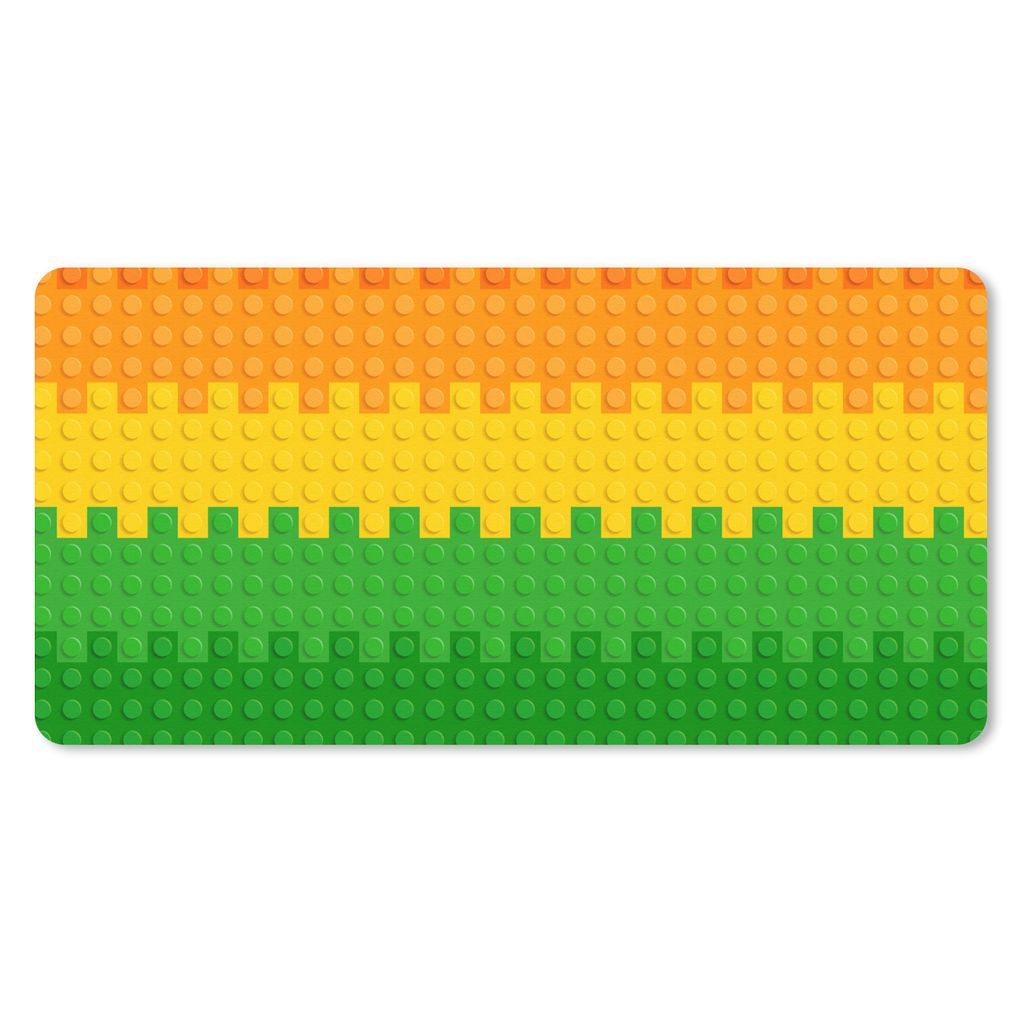 MuchoWow Mauspad Mousepad Patoon - Regenbogen 60x30 cm - Mousepads - Maus Mat - Pad - Mausunterlage - Nachhaltig